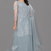 Teal Kurti Dress with Skirt & Dupatta
