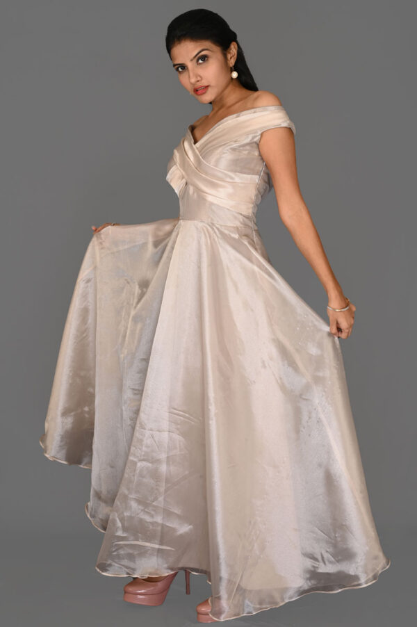 Order Ivory Organza Dress Online In India