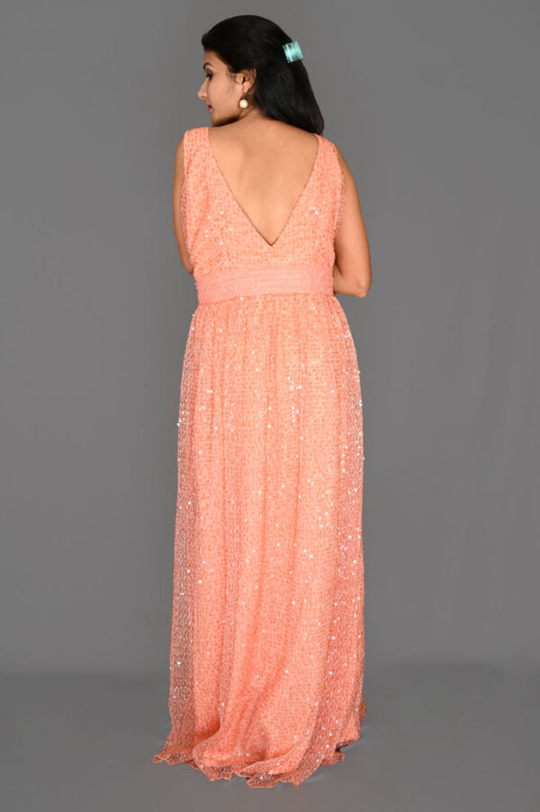Buy Peach Sequin Dress for Women Online in India