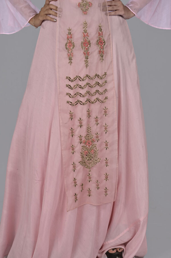 Buy Pink Organza Dress Online in India