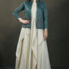 Buy Teal Jacket with Irregular Dress Online