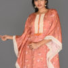 Buy Brown Floral Print Kaftan Dress Online