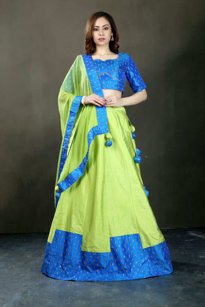Buy Parot Green Lehenga Online